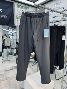 Abrasion Resistant Waterproof Mens and Womens Same Outdoor Mountain Windproof Heattech Soft Fleece-lined Shell Pants Fall and Winter Work Clothing Casual Pants