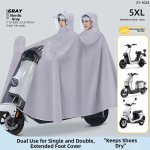 ZHENGYU | Electric Scooter Raincoat Waterproof Long
