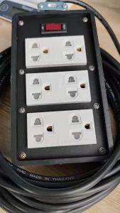 ผลิตภัณฑ์ผ่าตัด ไม่มีสวิทซ์ ช่างชาย 4x8 3 กราวต์ ต่อสาย 3x1 ยาว 10 เมตร มอก ไทย