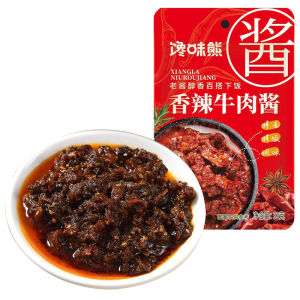 Napa Cabbage Beef Sauce 40g High Protein Low Fat Carbohydrate Chinese Condiment from Dezhou Shandong Yellow Braised Chicken Sauce