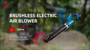 Máy Thổi Khí Điện Không Chổi Than ONEVAN 5000W 38000 Vòng/phút Không Dây Dùng Cho Pin Makita 18V Dụng Cụ Làm Sạch Tốc Độ Cao
