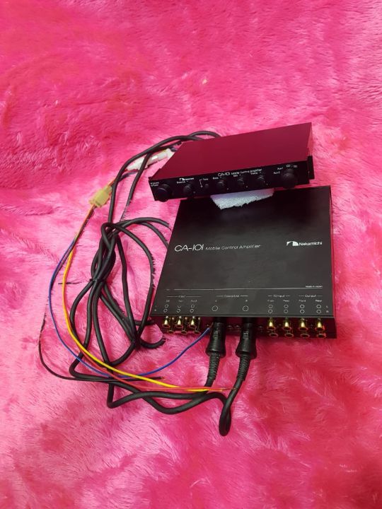 Crossover Pre Amp Nakamichi CA-101 Mobile Control Amplifier Amp