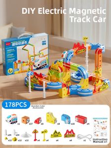 NUKied | Magnetic Building Block Race Track Toy Educational