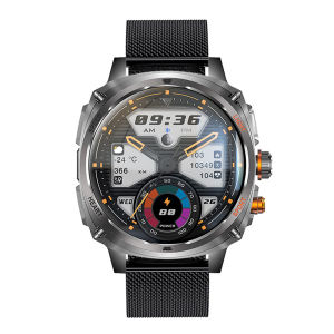 Smart Watch 1.75" AMOLED Screen LED Flashlight 800mAh Battery Bluetooth Call Smartwatch