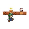 Mario Cartoon Bathroom Toilet Lid Decorative Waterproof Sticker Creative Cute Bathroom Decoration Cover up Ugly Paintings. 