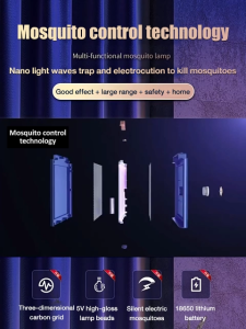 【stock spot】uv led mosquito killer lamp mosquito repellent  mosquito lamp insect repellent effective electric insect killer lamp portable insect lamp indoor safe non-toxic 灭蚊灯