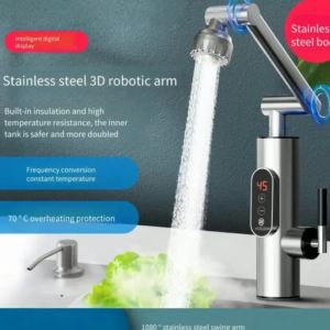 Electric Faucet Water Stainless Steel Hot and Cold Dual-purpose Frequency Conversion Constant Temperature Kitchen