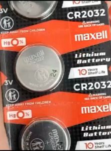 Baterai Original Maxell CR2032 Battery CMOS Lithium 3V
