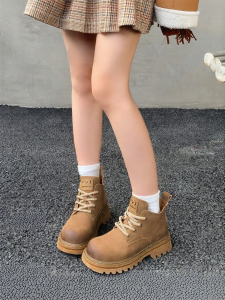 Josiny | Breathable Thick Sole Yellow Boots for Women