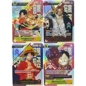 Bandai | ONE PIECE DIY Collection Cards Number card Monkey D. Luffy Shanks Ace High Quality Self Made Game Anime Cards Gift Toy