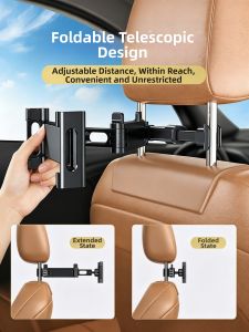 JOYCS | Adjustable Foldable Car Rear Seat Phone Holder