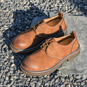 American Vintage Genuine Leather Derby Shoes Men