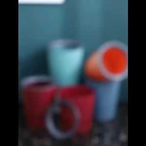 Fire-resistant Thickened Pressed Plastic Trash Can
