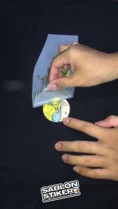 SABLON STIKER DTF PRINTING TEMA POKEMON LOGO 7-8cm VOL.2