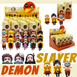 Bandai | Demon Slayer Hippers Blind Box Mini Action Figures Collectible Desktop Decoration Anime Character Mystery Boxes Collection Gifts