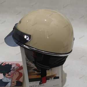 Helm Chip Leopard lish Chrome Dengan Pet akrilik