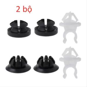 Combo 2 bộ chốt nhựa thanh chống nắp capo cho xe hơi Honda Accord Prelude kẹp đinh tán nhựa cho ô tô