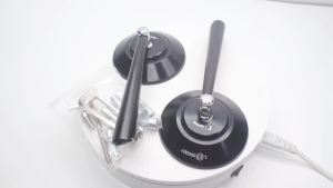 กระจก CNC กลม 01 ดำ-ขาปรับได้ ดำ-ขาตาย  เงิน-ขาตาย  เงิน-ขาปรับได้