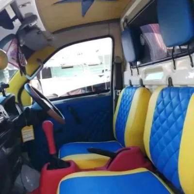 cover/sarung jok mobil APV/ Mega carry pickup motif kotak berbagai macam warna