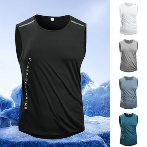 Quick-Drying Summer T-Shirt Short-Sleeved Round Neck Vest Cool Comfortable Breathable for Men Women