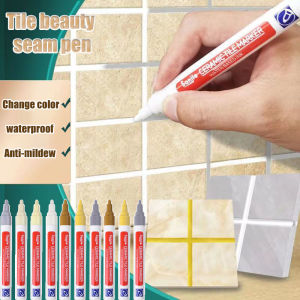12 Colors Tile Beauty Seam Pen Household Waterproof Special Beautiful Seam Tile for Floor Bathroom Decontamination Furniture Gap Repair Tools