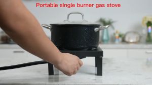 Portable Gas Stove: Single & Double Burner Outdoor Cooking