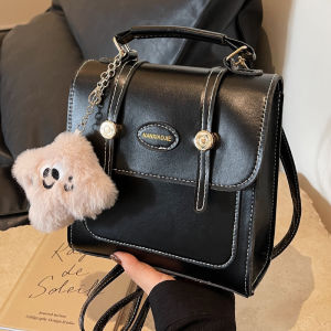 Fashionable Womens Backpack Design Sensation Niche Market Bag Street Trend PU Material No Sub-layer Available since 2011