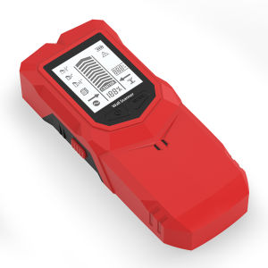 เครื่องตรวจจับโลหะแบบมือถือ 6 in 1 รุ่น HW-910 เครื่องตรวจจับผนัง ค้นหาโลหะ ไม้ โครงสร้าง สายไฟ AC พร้อมฟังก์ชั่นตรวจจับความลึก