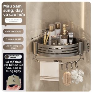 Kệ Góc Dán Tự Dính Không Cần Khoan