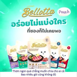 Pate Cho Mèo Bellotta Gói 85g - Pate Mèo Nhập Khẩu Thái Lan
