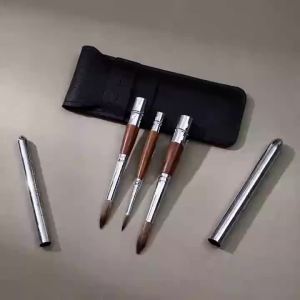3PCS Travel Watercolor Brushes Set High-Quality Nylon Brush Durable Metal Pen Paint Brushes Essential for Professional Artists