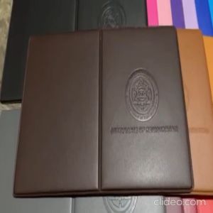 Certificate of Vehicle Registration(CR)HOLDER-LEATHER TYPE(Gordon)