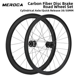 MEROCA | Bộ bánh xe đạp đường phố carbon fiber phanh đĩa 700C