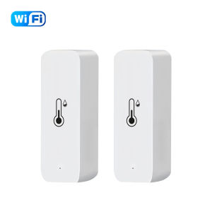 iHseno | Tuya Wifi Zigbee Temperature Humidity Sensor Smart Home Indoor Hygrometer Thermometer Real-time APP Monitoring Works With Google