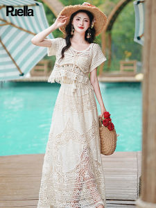 puella | Summer Bohemian Beachwear Set Hollow Out