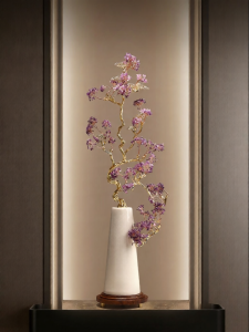 Purple Crystal Fortune Attracting Decorative Item
