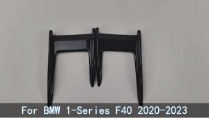 Bộ Chia Gió Cản Trước Ốp Hông Cánh Gió Bộ Khuếch Tán Viền Thể Thao Phụ Kiện Độ Thân Xe BMW 1-Series F40 Chất Liệu ABS Dành Cho Năm 2020-2023