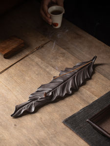 Đĩa Đựng Hương Gốm Sứ Màu Tím Trung Hoa Kiểu Dáng Thiền Trang Trí Bàn Trà Phòng Trà Đĩa Đựng Hương Trang Trí Không Gian