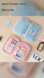 Túi Đựng Đồ Y Tế Du Lịch Bằng Nylon Dễ Thương Chống Thấm Nước Mềm Mại Dùng Để Đựng Thuốc Cấp Cứu Dùng Tại Nhà