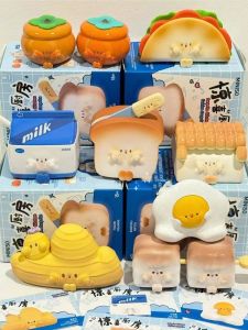 Authentic All Things Holding Face Surprise Kitchen Theme Blind Box MINISO Trendy Handmade Toy Girls Gifts Decoration