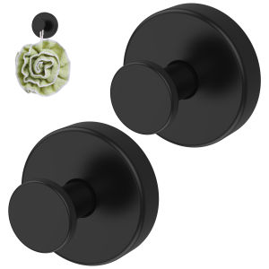 2/4PCS Heavy Duty Vacuum Suction Cup Hooks No Drilling Super Suction Cup HangerRobe Coat Wreath Hook for Shower Kitchen Bathroom