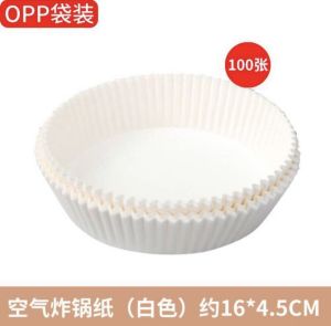 Air fryer special paper tray household blotting paper pad food oven baking silicone oil paper tin foil barbecue tool tray