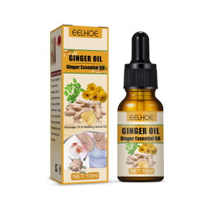 EELHOE Ginger Oil Lymphatic Drainage Body Care To Dredge Armpit Neck Meridian Dredging Relieve Stress Lose Weight Essential Oil Detoxification Ginger Oil Lymphatic Massage Oil Natural Oil for Lymphatic Drainage SPA Massage