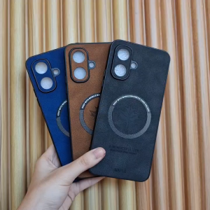 Case Maple Magnetic For Infinix Smart 10 Softcase Leather Magsafe Hoha acc