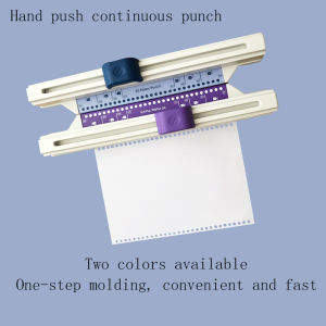 Portable Hole Puncher  Easily Punch 30 Holes on A4 B5 A5 and B6 Paper discount