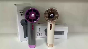 DAILYGO Adjustable Handheld Turbo Fan Bladeless Portable Fan Rechargeable 100 Gear Mini Fan