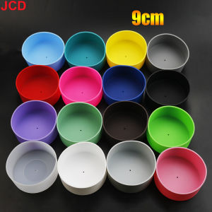 JCD 1pc 9cm For Better Life Soft Silicone Cup Bottom Sheath Protector Sleeve For Glass Water Tea Bottle Anti Damage Accessories