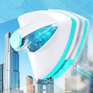 Dụng Cụ Lau Kính Tự Động Hai Mặt Có Nam Châm Thương Hiệu Untior Dùng Cho Gia Đình