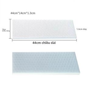 2 Cái/túi Đầu Lau Nhà Bằng Mút Melamine Dễ Khô Thân Thiện Với Môi Trường Sợi Microfiber Thiết Kế Rãnh Sâu Siêu Thấm Hút Dùng Cho Nhà Bếp Gia Đình