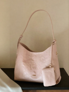 CHIO‘2ND | Peach Blossom Underarm Tote Bag for Women